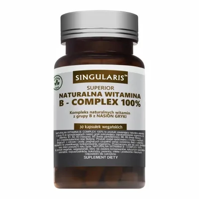 Witamina B Complex 100% Naturalna 30 Kapsułek