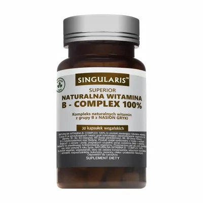 Witamina B Complex 100% Naturalna 30 Kapsułek