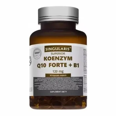 Koenzym Q10 Forte + B1 120mg Singularis 60 Kapsułek