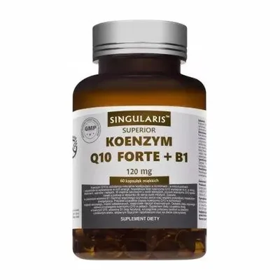 Koenzym Q10 Forte + B1 120mg Singularis 60 Kapsułek