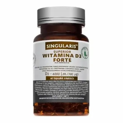 Wit D3 Forte 4000IU Singularis 60 Kapsułek