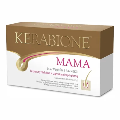 Kerabione Mama Dla Włosów I Paznokci 60 Tabletek