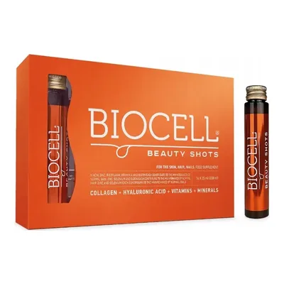 Biocel Beauty Shots Kolagen 5000mg + Kwas Hialuronowy 14x25ml