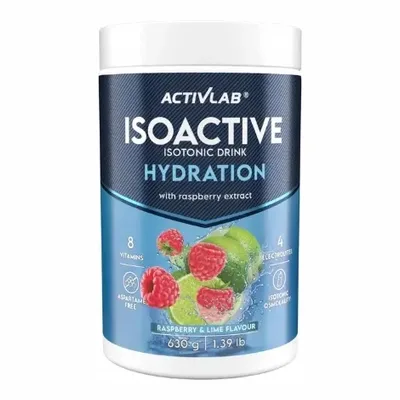 Isoactive Hydration Koncentrat Napoju Izotonicznego Malina Limonka 630g