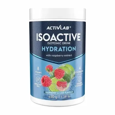 Isoactive Hydration Koncentrat Napoju Izotonicznego Malina Limonka 630g