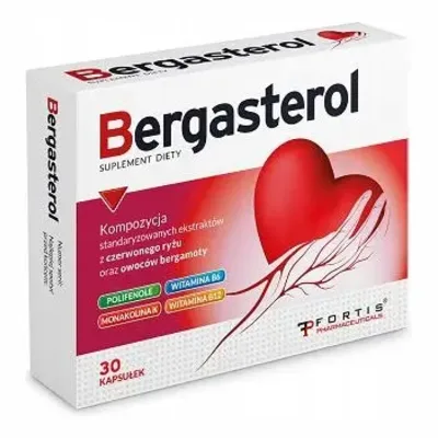 Bergasterol Polifenole Monokalina K 30 Kapsułek