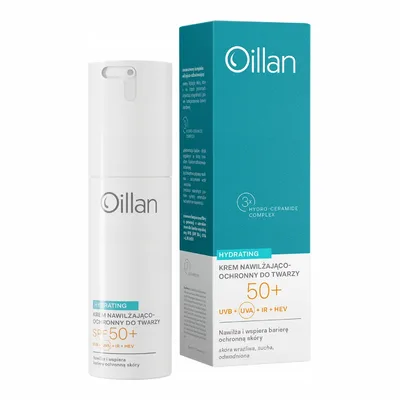 Oillan Hydrating Lekki Krem Nawilżający Do Twarzy Z SPF 50+ 50ml