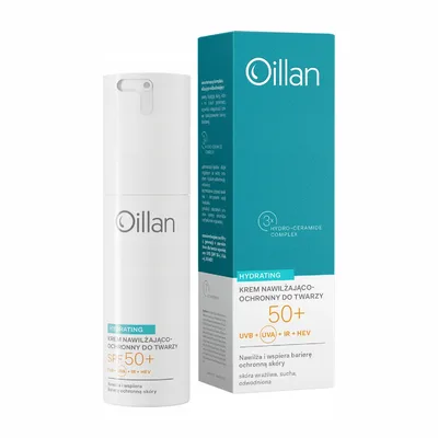 Oillan Hydrating Lekki Krem Nawilżający Do Twarzy Z SPF 50+ 50ml
