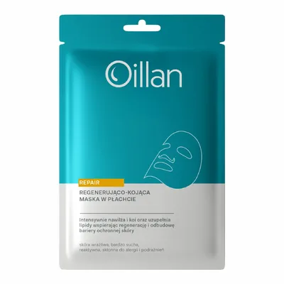Oillan Repair Nawilżająco Kojąca Maska W Płachcie 1 Sztuka