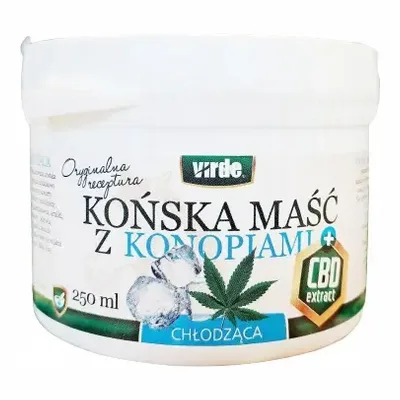 Maść Konopna Na Bóle Mięśniowe Końska Z Konopiami + CBD 250ml