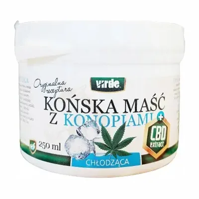 Maść Konopna Na Bóle Mięśniowe Końska Z Konopiami + CBD 250ml