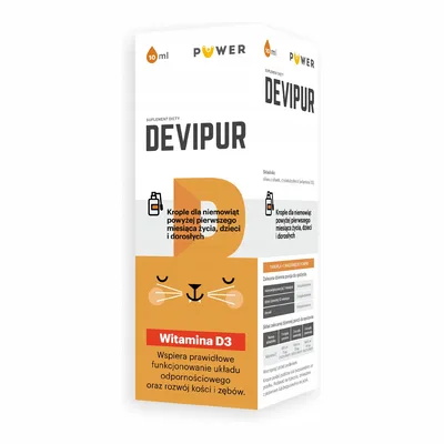 Devipur Witamina D3 400j.m. 10ml