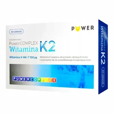 Puwer Complex Witamina K2 Mk7 100mcg 30 Tabletek
