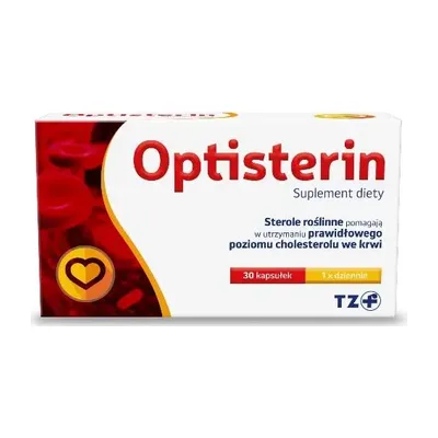 Optisterin Prawidłowy Poziom Cholesterolu 30 Kapsułek