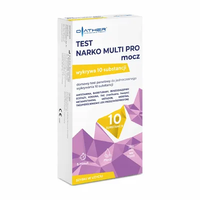 Test Multi Narkotyki Pro Wykrywane W Moczu 1 Sztuka