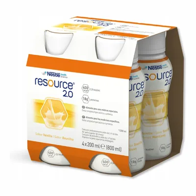 Napój medyczny Nestlé Resource 2.0 Waniliowy 4 x 200ml