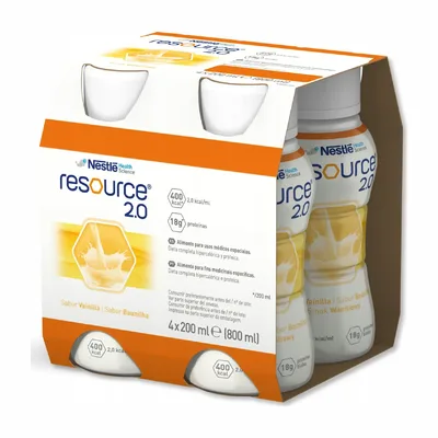 Napój medyczny Nestlé Resource 2.0 Waniliowy 4 x 200ml