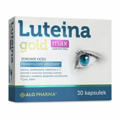 Alg Pharma Luteina Gold Max Prawidłowe Widzenie 30 kapsułek