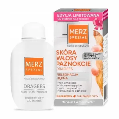 Merz Special Dragees Skóra Włosy Paznokcie 120 Drażetek