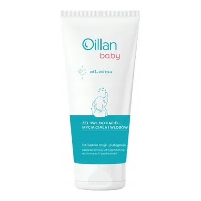 Oillan Baby Żel 3w1 Do Kąpieli Mycia Ciała I Włosów 100ml