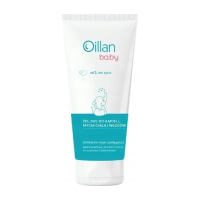 Oillan Baby Żel 3w1 Do Kąpieli Mycia Ciała I Włosów 100ml