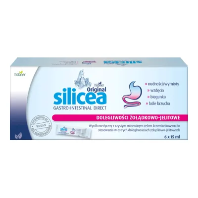 Silicea Gastro Intestinal Jelita IBS Saszetki 6 x 15ml