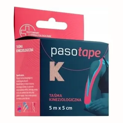 Taśma Kinezjologiczna 5cm x 5m Cielista