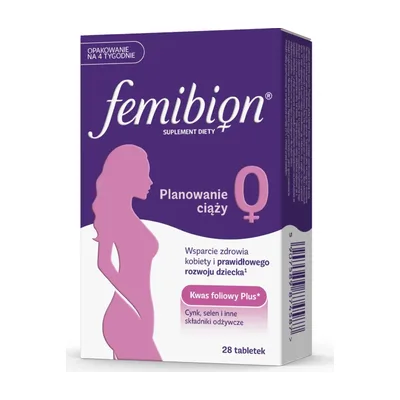 Femibion 0 Planowanie Ciąży Witaminy Kwas Foliowy 28 Tabletek