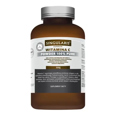Witamina C Powder 500g 100% Pure Singularis Proszek 500g