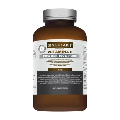 Witamina C Powder 500g 100% Pure Singularis Proszek 500g