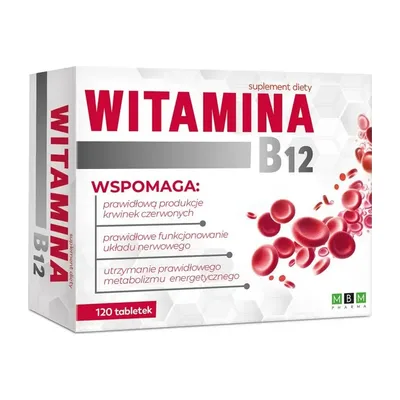 Witamina B12 Układ Nerwowy 120 Tabletek