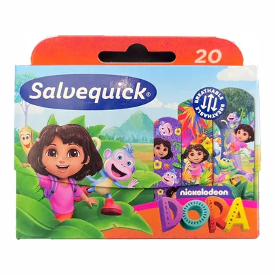 Plastry Salvequick Dora Wodoodporne 20 Sztuk