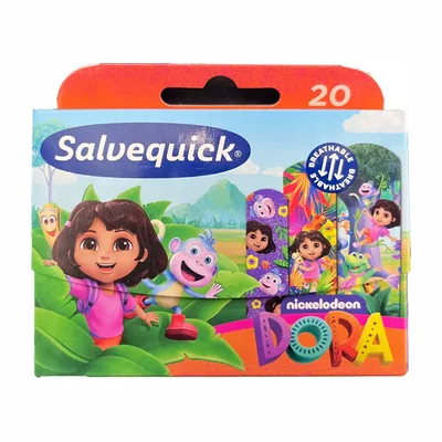 Plastry Salvequick Dora Wodoodporne 20 Sztuk