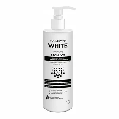 Poliderm Szampon White Szampon Dla Psa I Kota Z Jasną Sierścią 250ml
