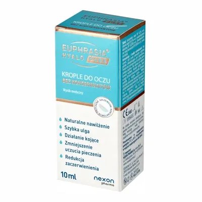 Euphrasia Hyalo Pure Krople Do Oczu Nexon 10ml