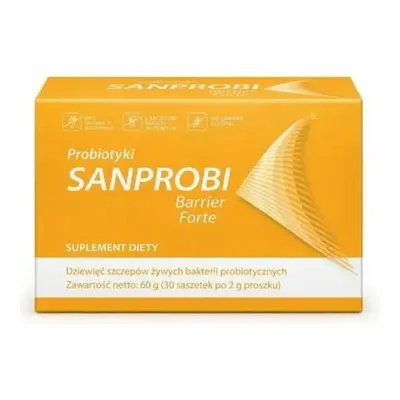 Sanprobi Barrier Forte Proszek Probiotyk 9 Szczepów 30 Saszetek