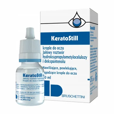 KeratoStill Nawilżające Krople Do Oczu Jałowy Roztwór 10ml