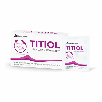 Titiol 4Demodex Chusteczki Do Powiek 14 Sztuk