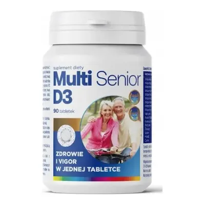 Multi Senior D3 Witaminy I Minerały Dla Seniorów 90 Tabletek