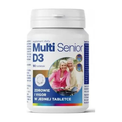 Multi Senior D3 Witaminy I Minerały Dla Seniorów 90 Tabletek