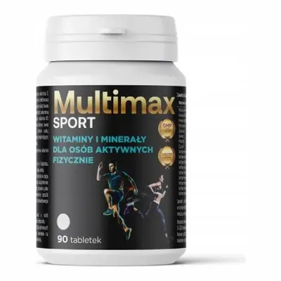Multimax Sport Witaminy I Minerały Dla Osób Aktywnych 90 Tabletek