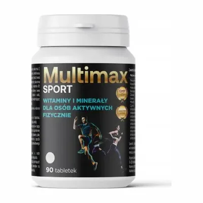 Multimax Sport Witaminy I Minerały Dla Osób Aktywnych 90 Tabletek