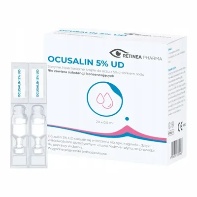 Ocusalin 5% UD Krople Do Oczu 20 x 05ml