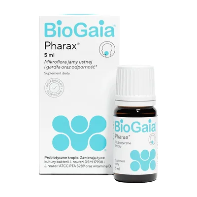 BioGaia Pharax Krople Probiotyk Dla Niemowląt Dzieci I Dorosłych 5ml