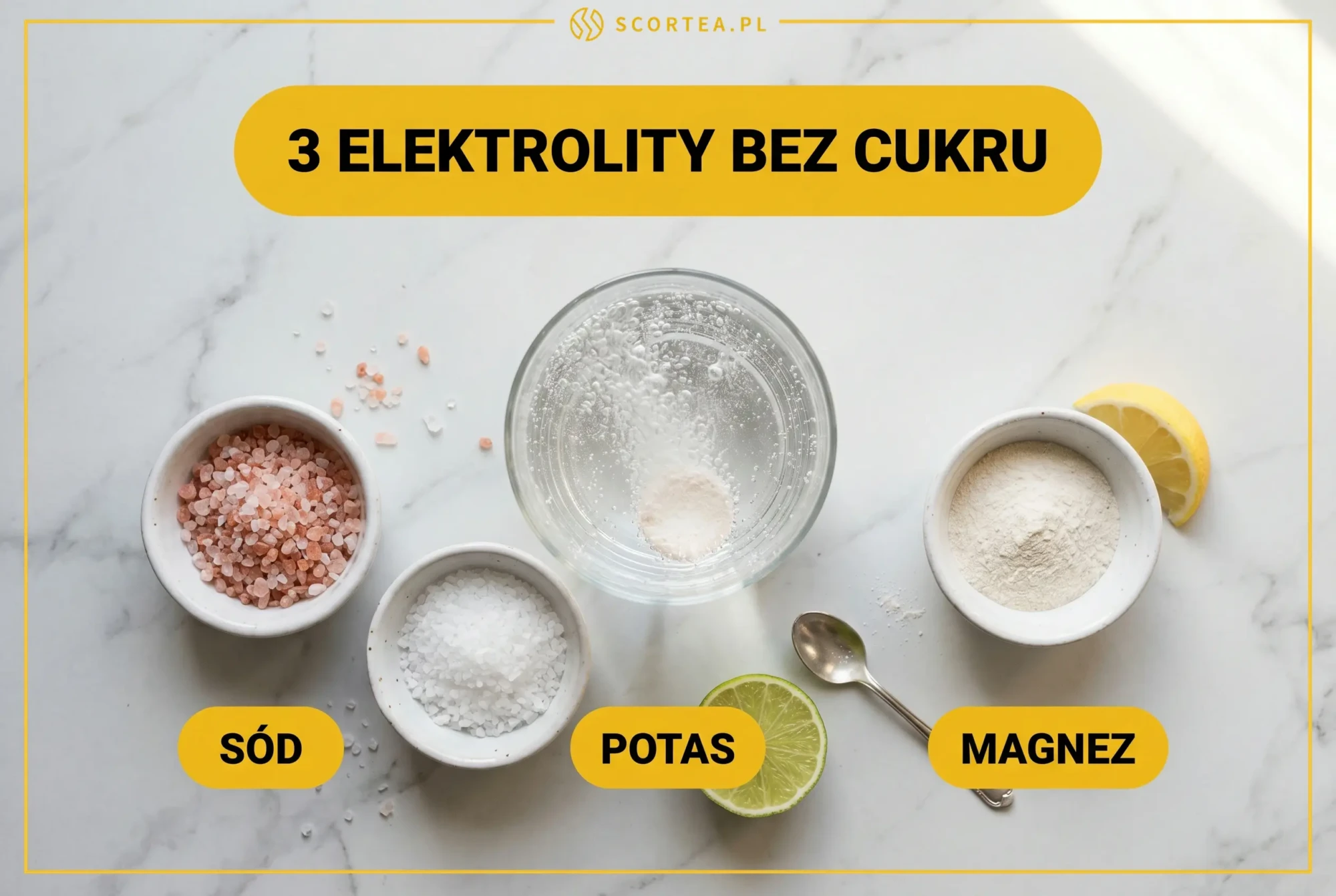 Trzy elektrolity bezpieczne w poście przerywanym: sód, potas i magnez – nawadnianie bez cukru