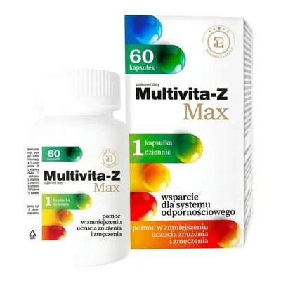 Multivita-Z Max Witaminy Minerały Pharmacy Lab 60 Kapsułek