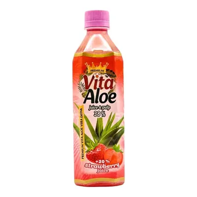 Vita Aloe Napój Z Aloesem 38% Truskawka 500ml