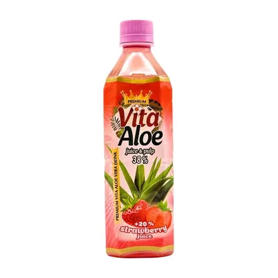 Vita Aloe Napój Z Aloesem 38% Truskawka 500ml
