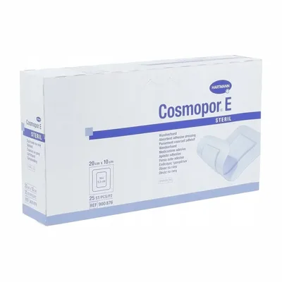 Cosmopor E Steril Opatrunek Jałowy  Pooperacyjny 25 x 10cm 25 Sztuk