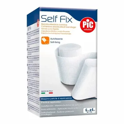 PIC Self Fix Bandaż Elastyczny Samoprzylepny 6cm x 4m